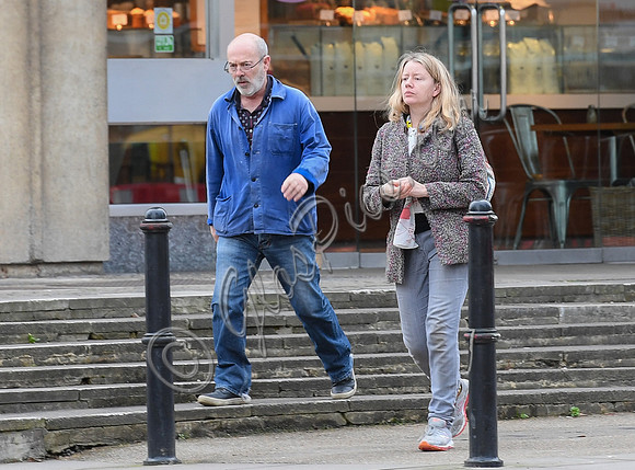 Keith Allen and Tamzin Malleson, casual
