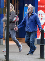 Keith Allen and Tamzin Malleson, casual