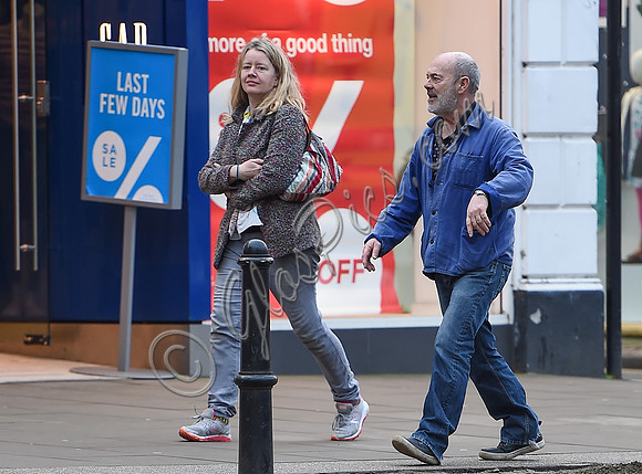 Keith Allen and Tamzin Malleson, casual