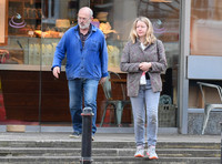 Keith Allen and Tamzin Malleson, casual