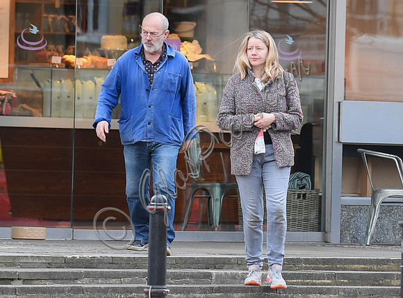 Keith Allen and Tamzin Malleson, casual