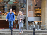 Keith Allen and Tamzin Malleson, casual