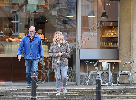 Keith Allen and Tamzin Malleson, casual