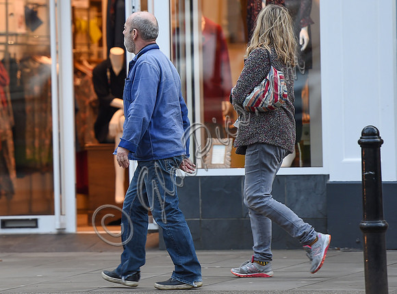 Keith Allen and Tamzin Malleson, casual