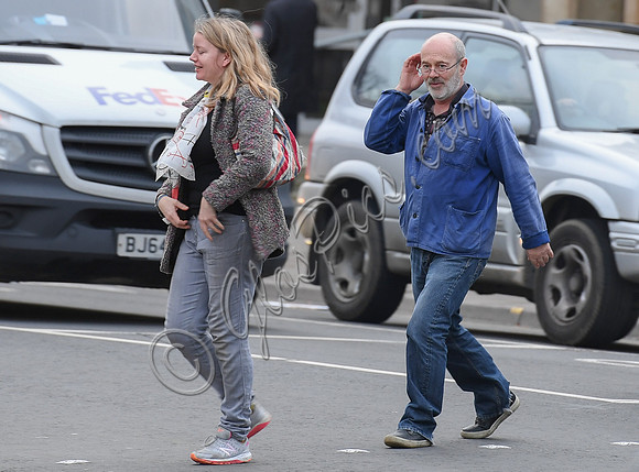 Keith Allen and Tamzin Malleson, casual