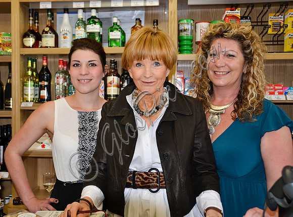 Anne Robinson opens Coln St Aldwyn Community Store 2013