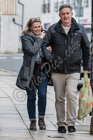 Emma Samms and Simon McCoy in Cheltenham
