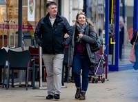 Emma Samms and Simon McCoy in Cheltenham