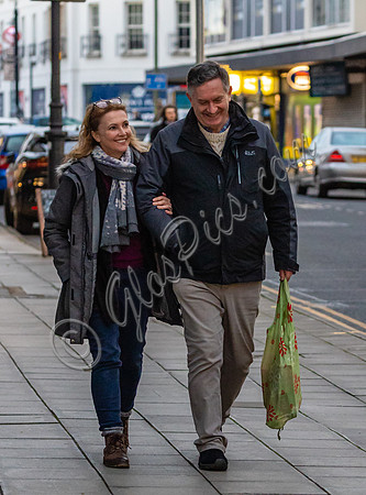 Emma Samms and Simon McCoy in Cheltenham