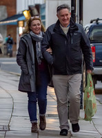 Emma Samms and Simon McCoy in Cheltenham