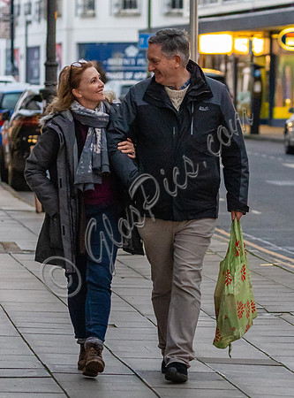 Emma Samms and Simon McCoy in Cheltenham