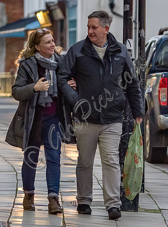 Emma Samms and Simon McCoy in Cheltenham