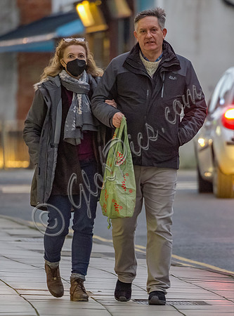 Emma Samms and Simon McCoy in Cheltenham