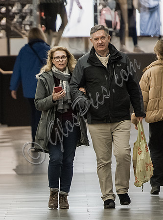Emma Samms and Simon McCoy in Cheltenham