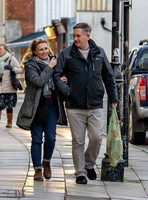 Emma Samms and Simon McCoy in Cheltenham