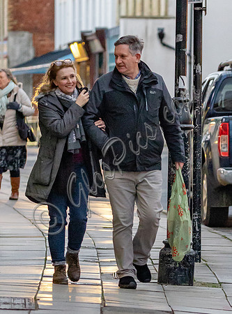 Emma Samms and Simon McCoy in Cheltenham