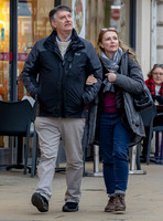 Emma Samms and Simon McCoy in Cheltenham