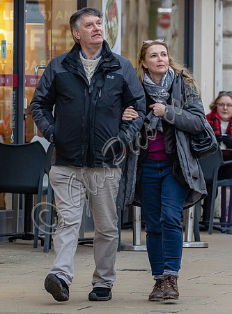 Emma Samms and Simon McCoy in Cheltenham