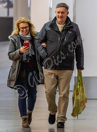 Emma Samms and Simon McCoy in Cheltenham