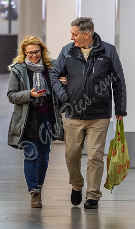 Emma Samms and Simon McCoy in Cheltenham