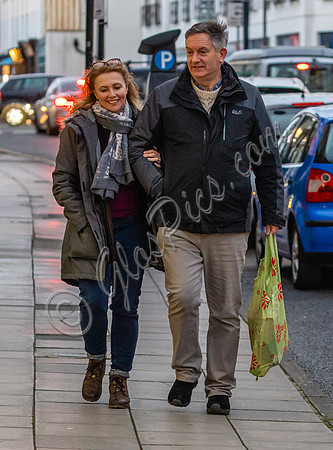 Emma Samms and Simon McCoy in Cheltenham