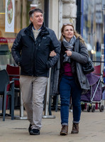 Emma Samms and Simon McCoy in Cheltenham