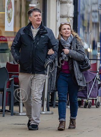 Emma Samms and Simon McCoy in Cheltenham