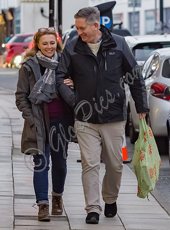 Emma Samms and Simon McCoy in Cheltenham