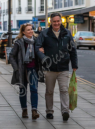 Emma Samms and Simon McCoy in Cheltenham