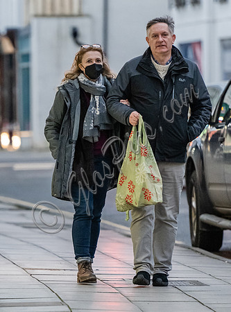 Emma Samms and Simon McCoy in Cheltenham