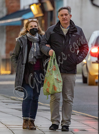 Emma Samms and Simon McCoy in Cheltenham