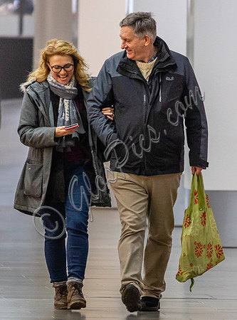Emma Samms and Simon McCoy in Cheltenham