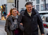 Emma Samms and Simon McCoy in Cheltenham