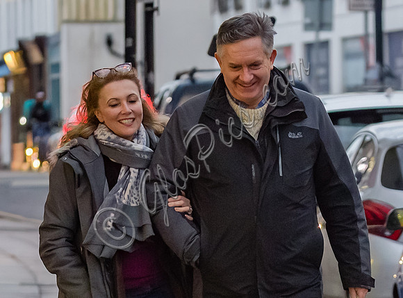 Emma Samms and Simon McCoy in Cheltenham
