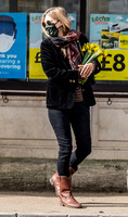 Kate Moss carrying daffodils