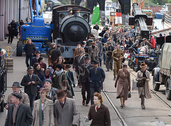 Atmosphere filming on set "Guernsey"