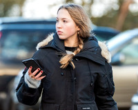 Lila Grace Moss wearing Canada Goose