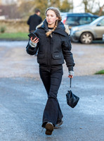 Lila Grace Moss wearing Canada Goose