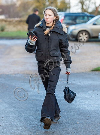 Lila Grace Moss wearing Canada Goose