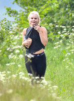 David Beckham jogging