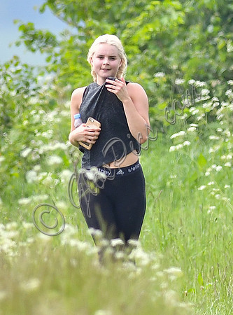 David Beckham jogging