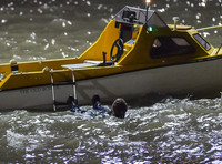 Broadchurch Filming on location at  Clevedon's Marine Lake