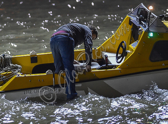 Broadchurch Filming on location at  Clevedon's Marine Lake