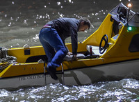 Broadchurch Filming on location at  Clevedon's Marine Lake