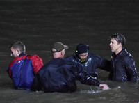 Broadchurch Filming on location at  Clevedon's Marine Lake