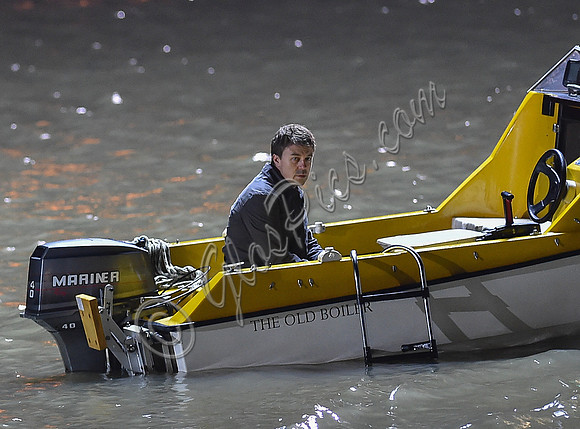Broadchurch Filming on location at  Clevedon's Marine Lake