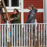 Aimee Lou Wood and Samantha Spiro