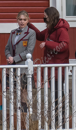 Aimee Lou Wood and Samantha Spiro