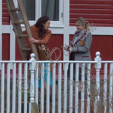 Aimee Lou Wood and Samantha Spiro