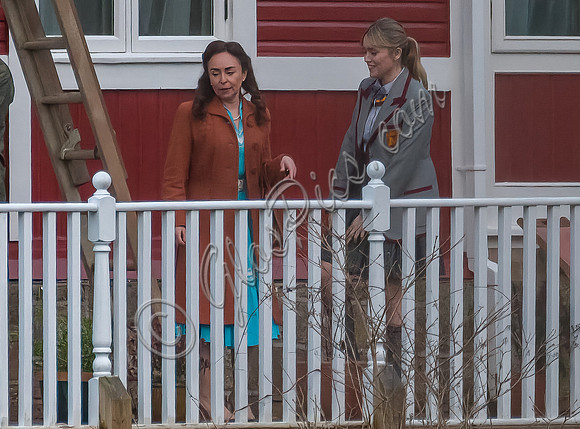 Aimee Lou Wood and Samantha Spiro